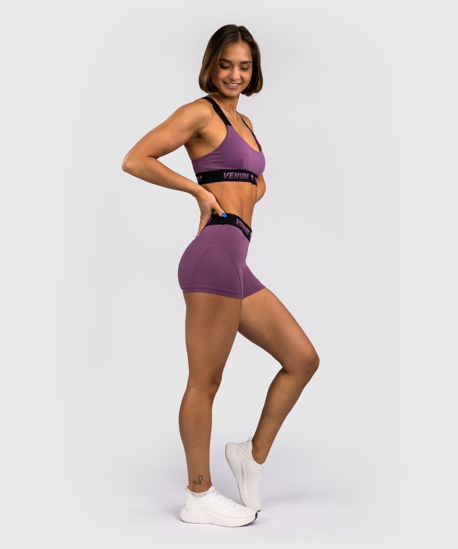 venum elevate vale tudo shorts voor dames - liliac