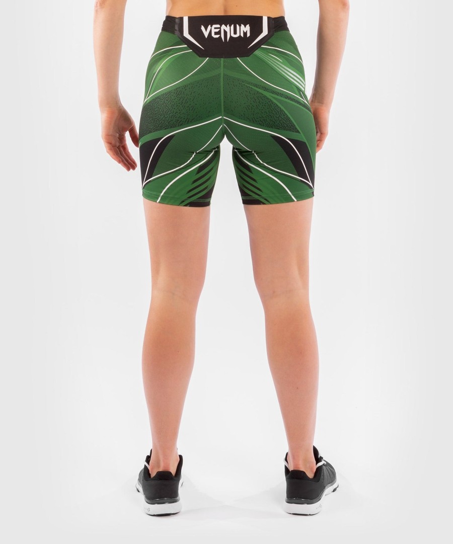 ufc venum authentic fight night vale tudo shorts voor dames - lange pasvorm - groen