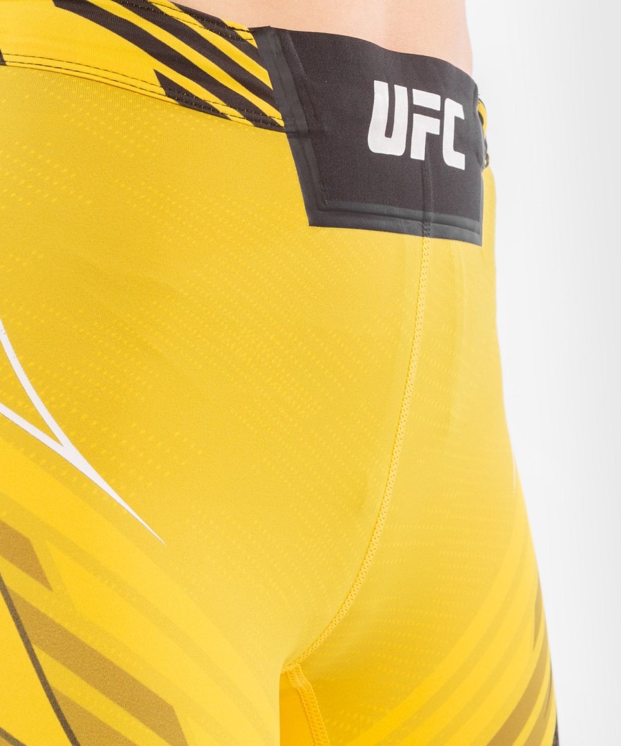ufc venum authentic fight night vale tudo shorts voor dames - lange pasvorm - geel