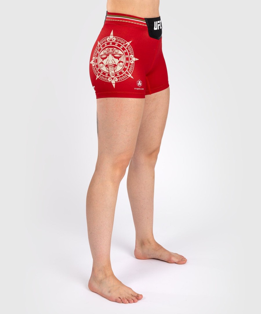 noche ufc by venum authentic fight night women vale tudo short - korte pasvorm - rood