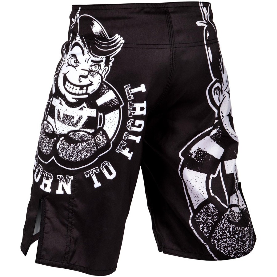 venum born to fight kids fightshorts - zwartwit