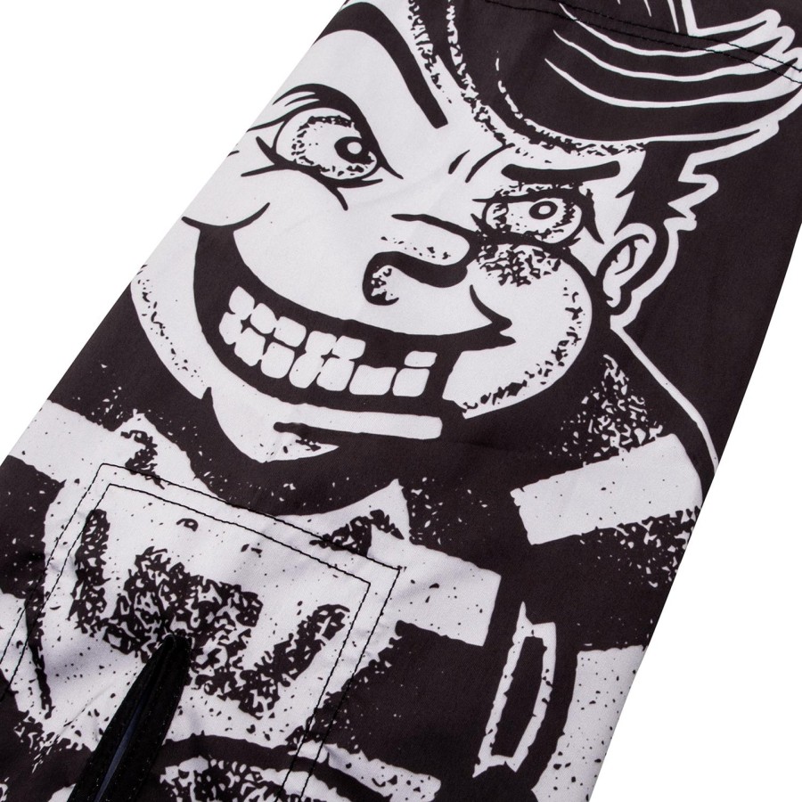 venum born to fight kids fightshorts - zwartwit