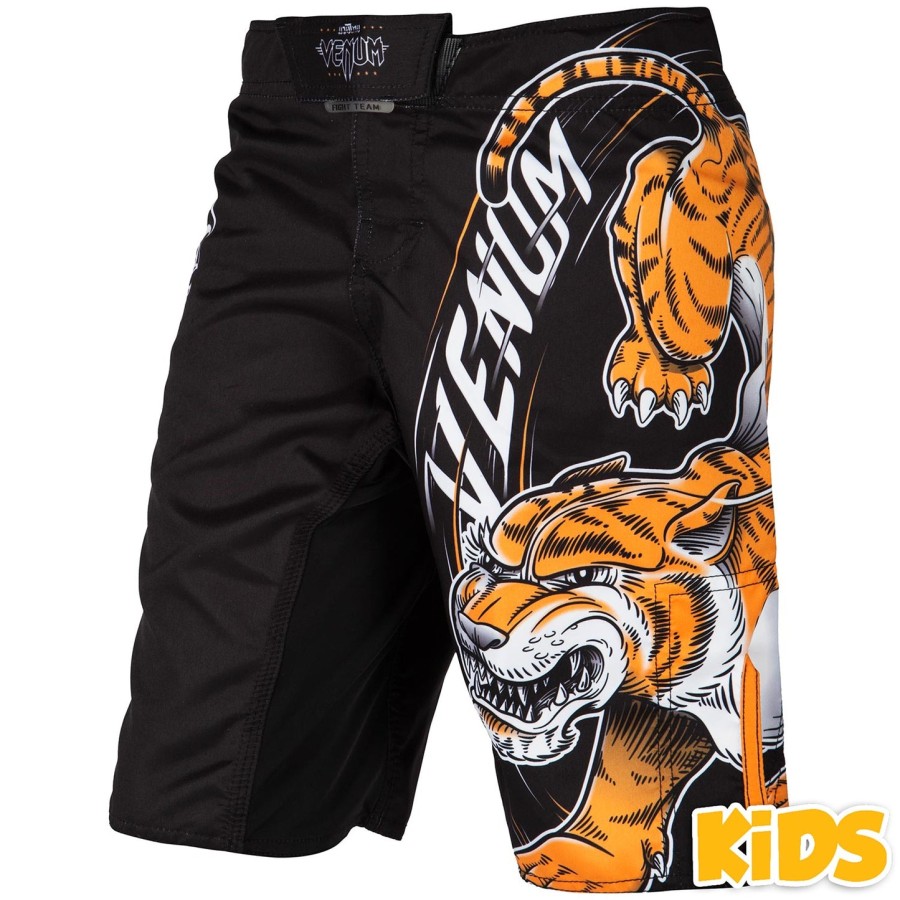venum tiger king kindervechtbroekje - zwart