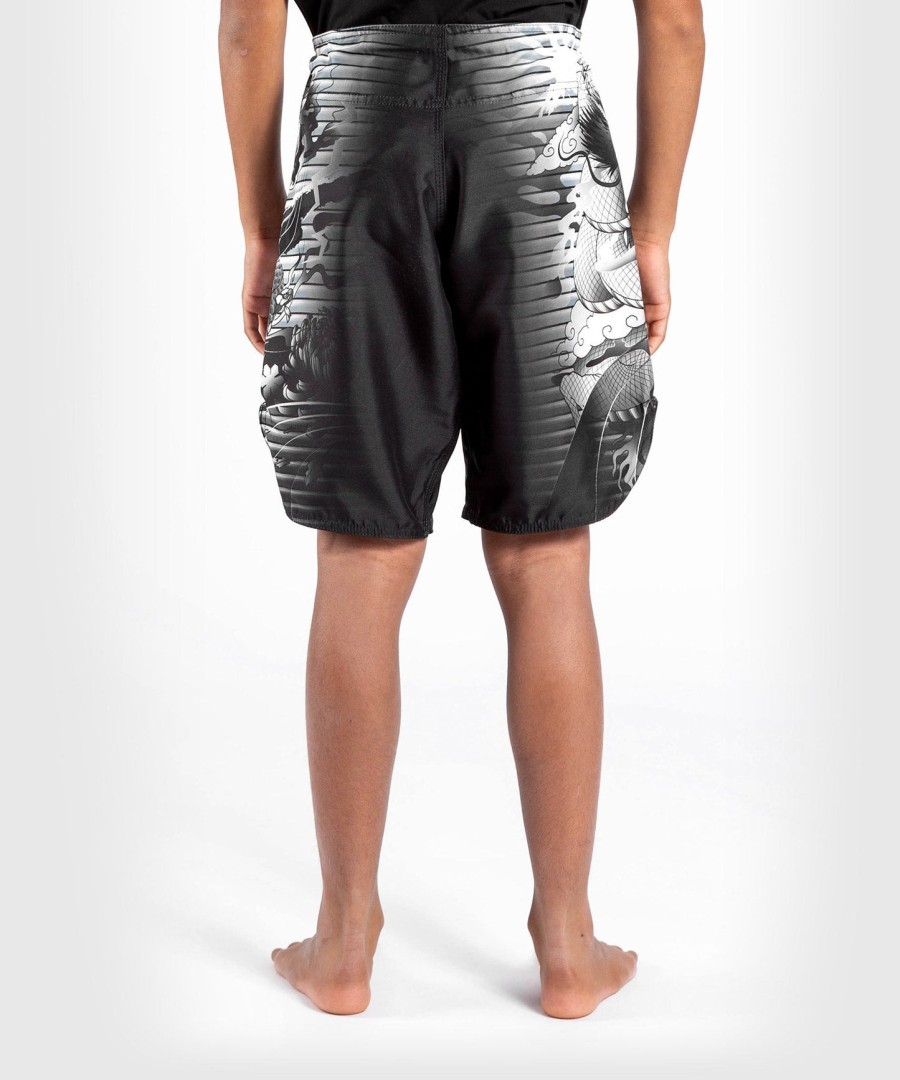 venum ykz21 kids fightshorts – zwartwit
