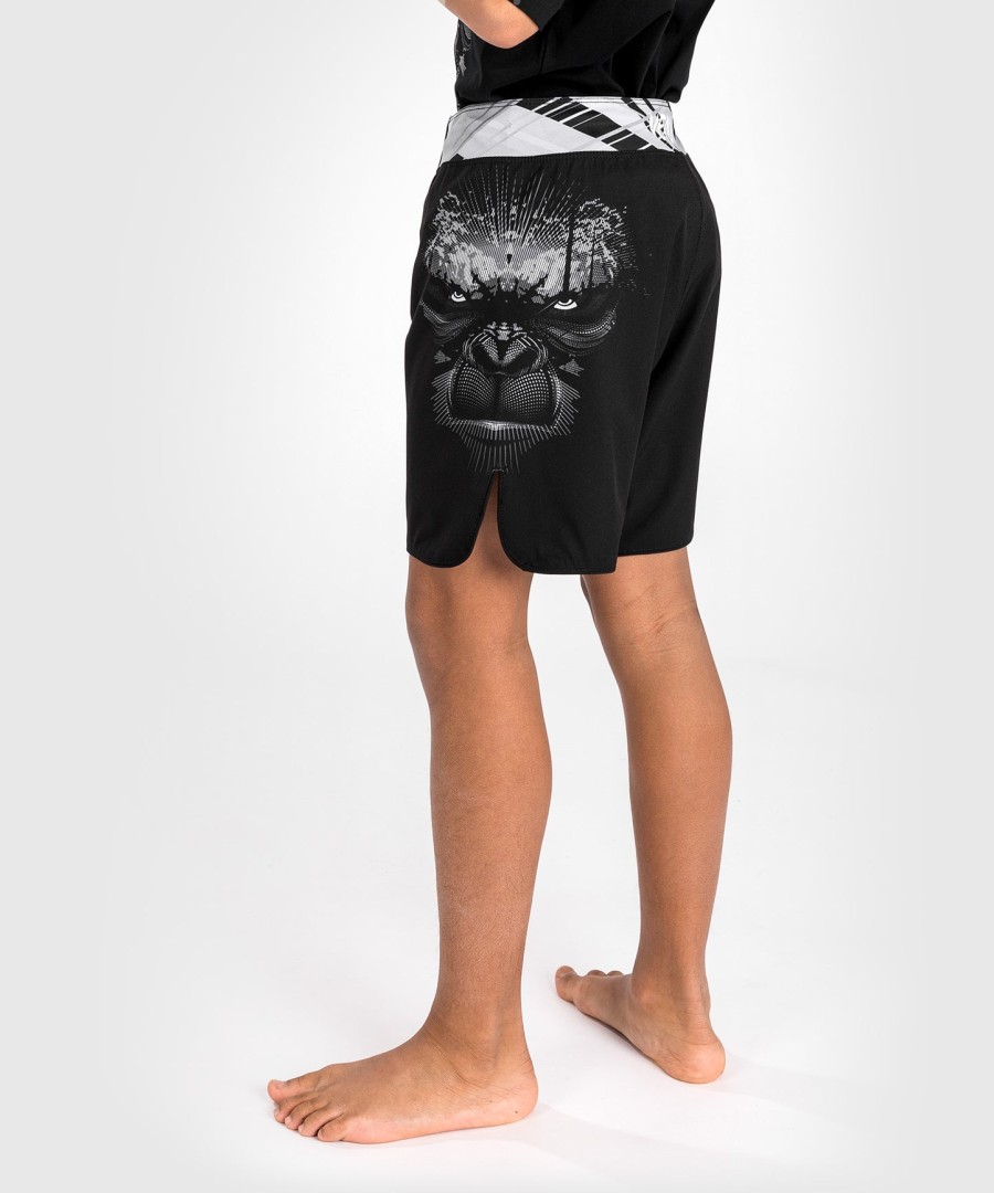 venum gorilla jungle kids fightshorts - zwartwit