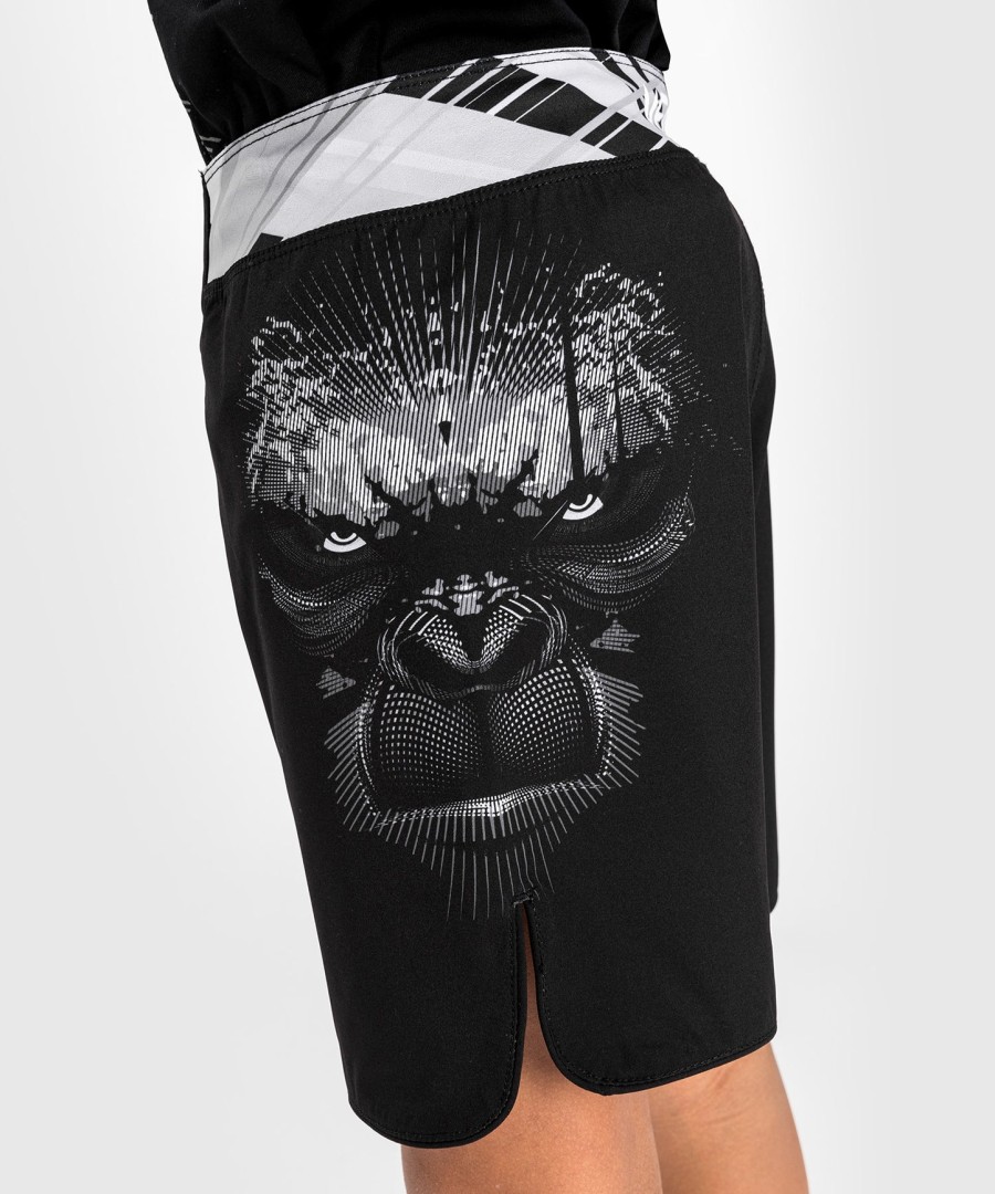 venum gorilla jungle kids fightshorts - zwartwit