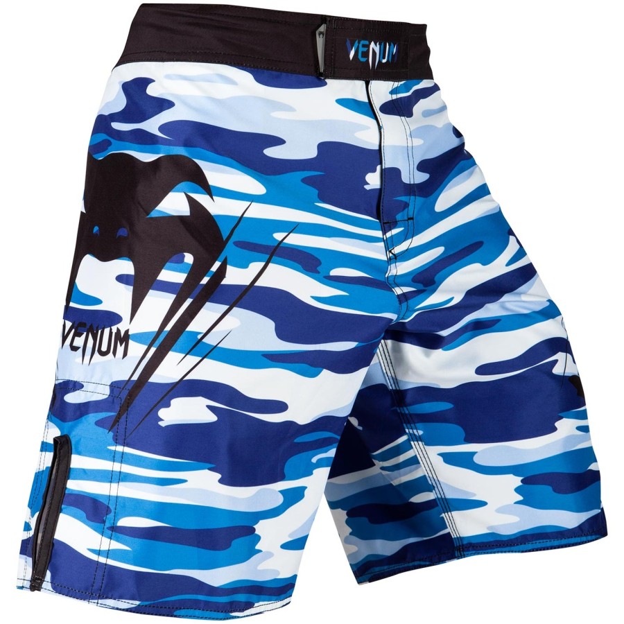 venum wave camo fightshorts - blauw