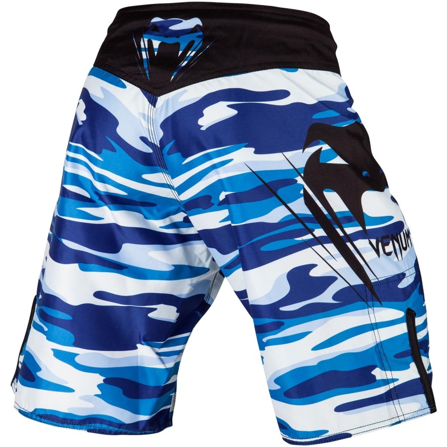 venum wave camo fightshorts - blauw