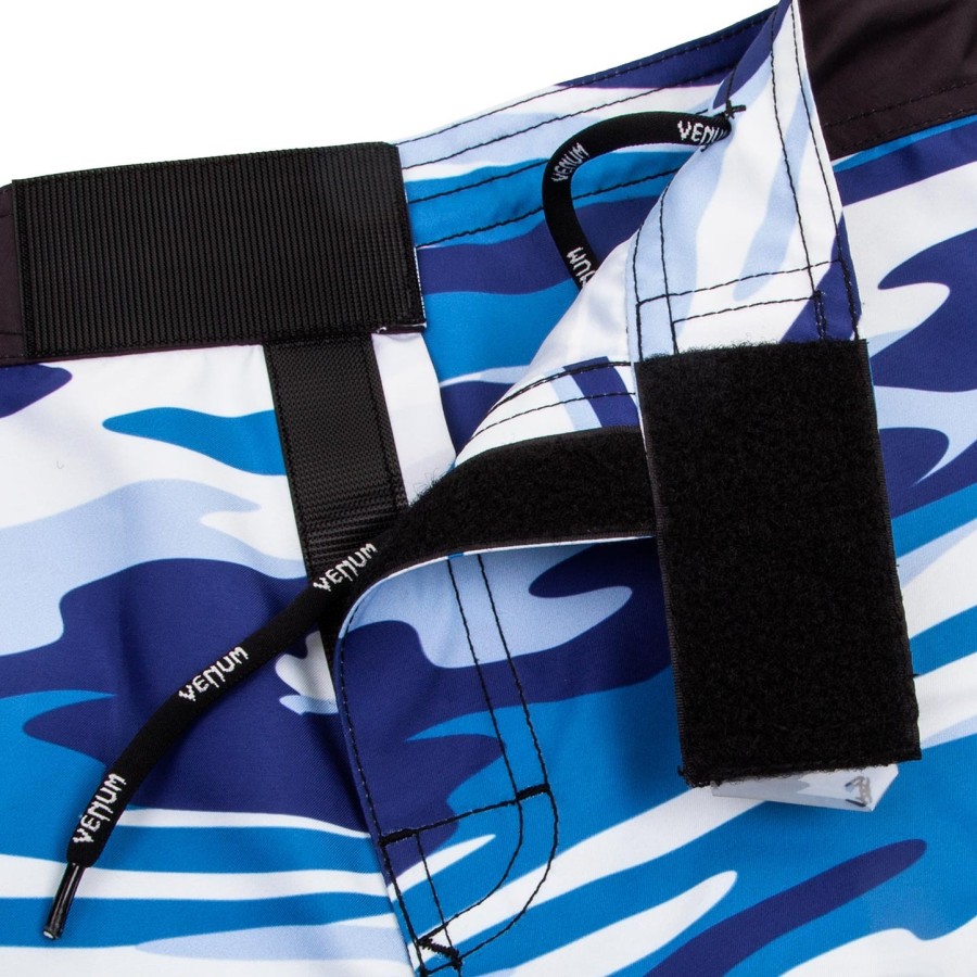 venum wave camo fightshorts - blauw