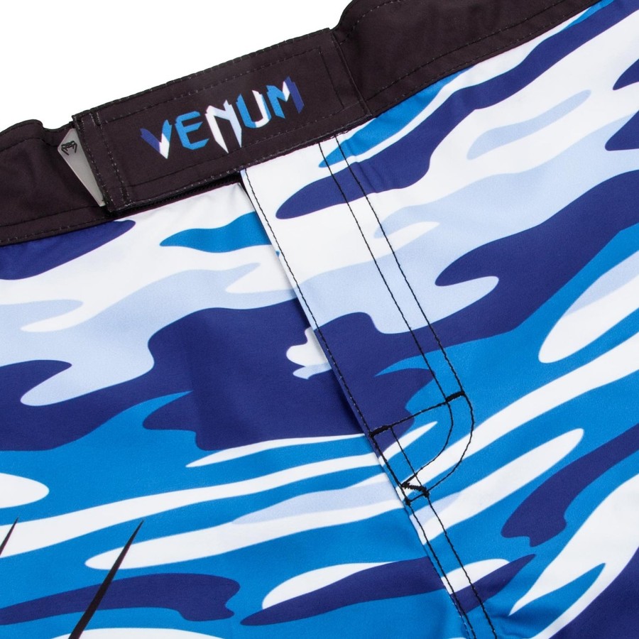 venum wave camo fightshorts - blauw