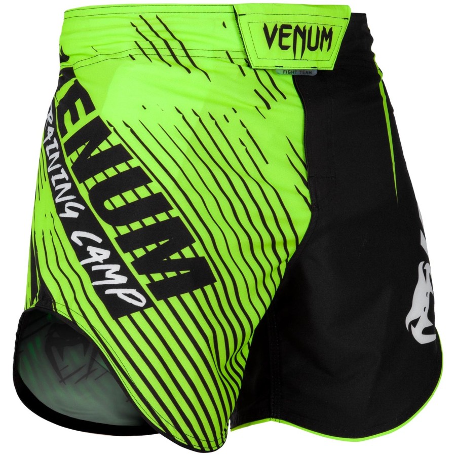 venum training camp 2.0 fightshorts - zwartneogeel