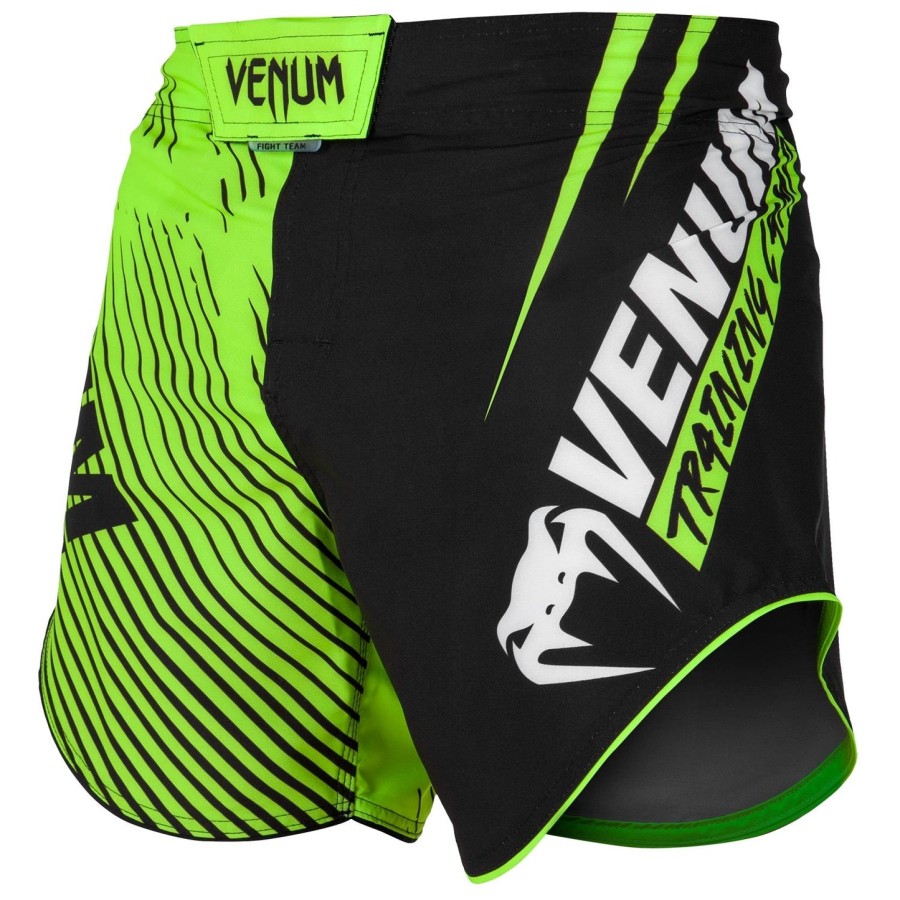 venum training camp 2.0 fightshorts - zwartneogeel