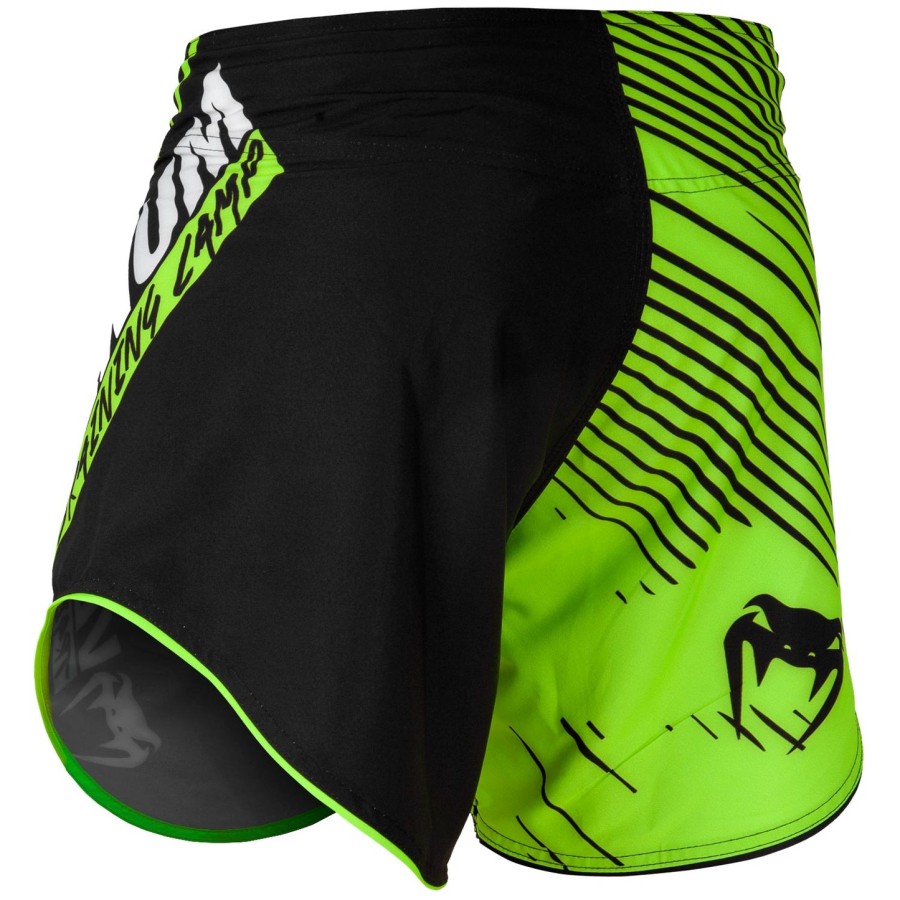 venum training camp 2.0 fightshorts - zwartneogeel