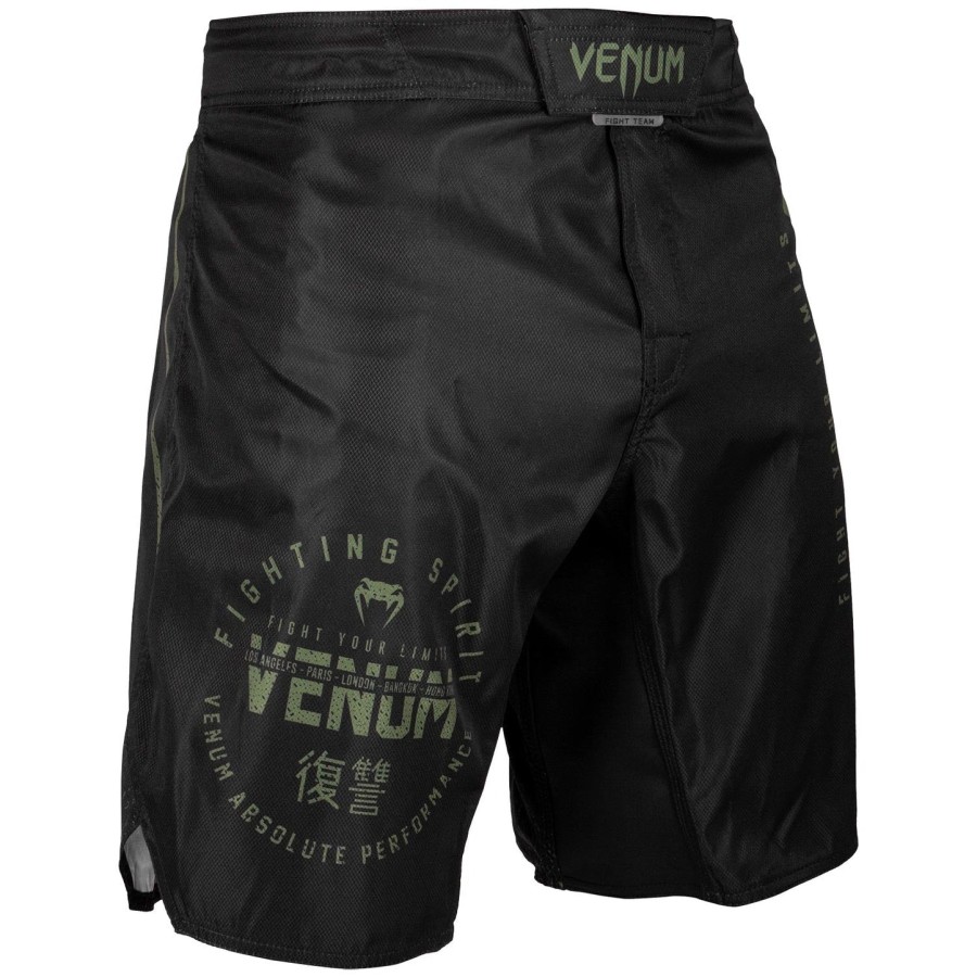 venum signature fightshorts - zwartkhaki - exclusief