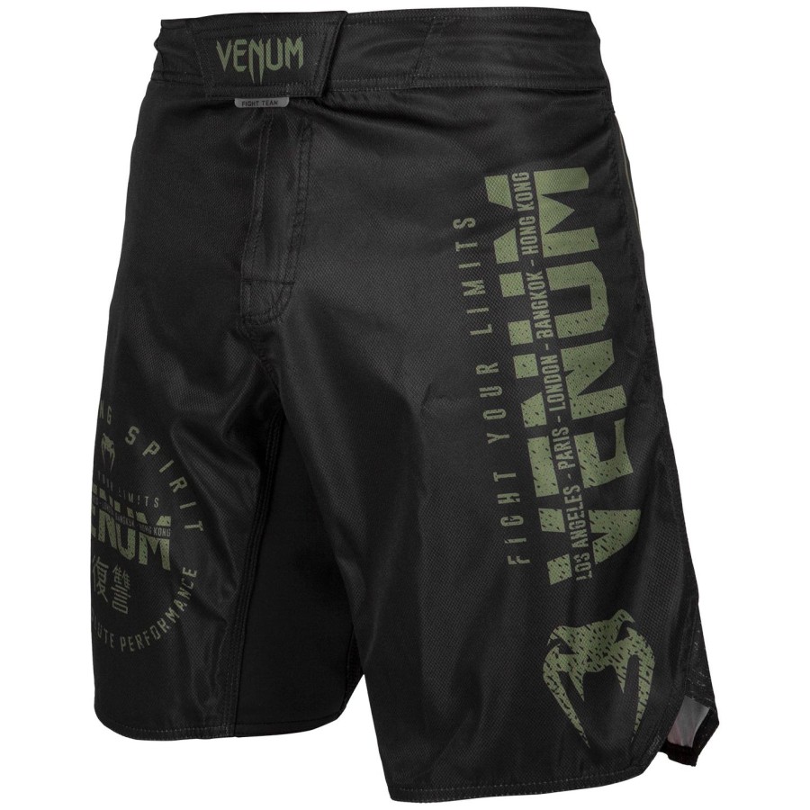 venum signature fightshorts - zwartkhaki - exclusief