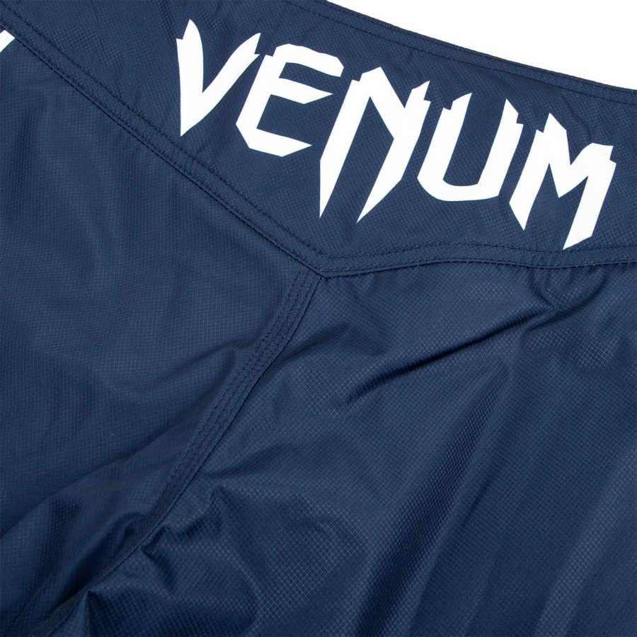 venum signature fightshorts - marineblauwwit