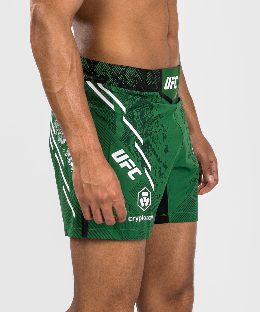ufc adrenaline by venum gepersonaliseerde authentieke fight night heren vechtshort - korte pasvorm - groen