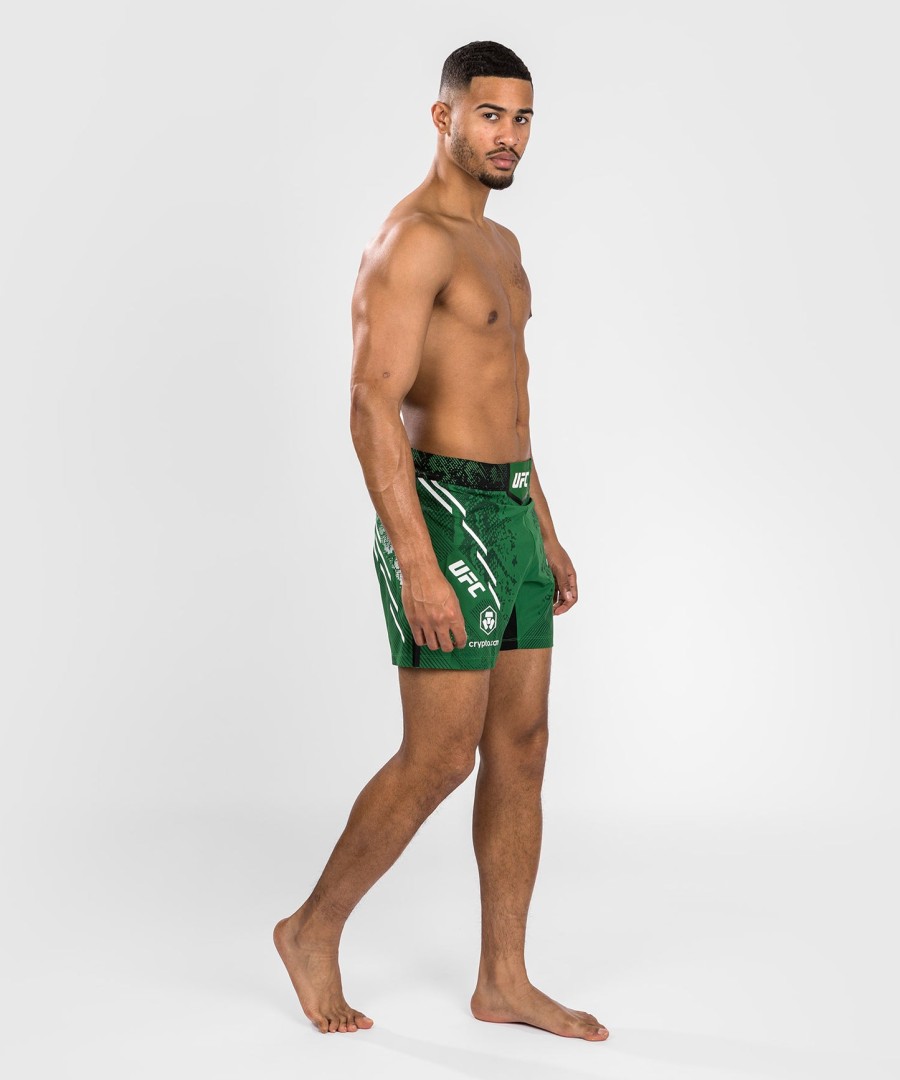 ufc adrenaline by venum gepersonaliseerde authentieke fight night heren vechtshort - korte pasvorm - groen