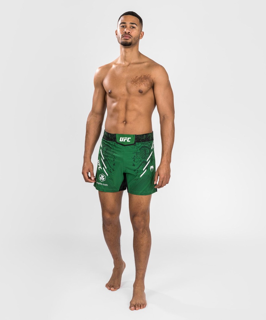 ufc adrenaline by venum gepersonaliseerde authentieke fight night heren vechtshort - korte pasvorm - groen