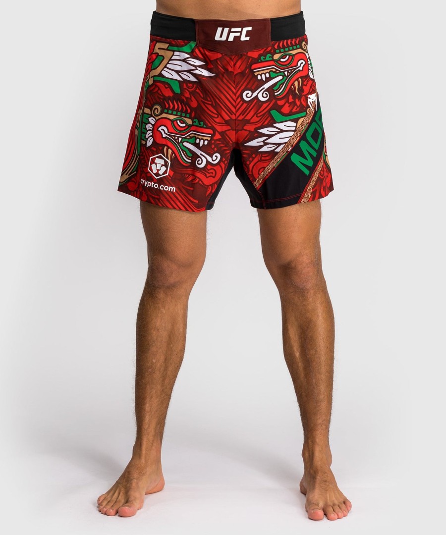 mannen ufc ongeëvenaard door venum red brandon moreno korte fit fight korte