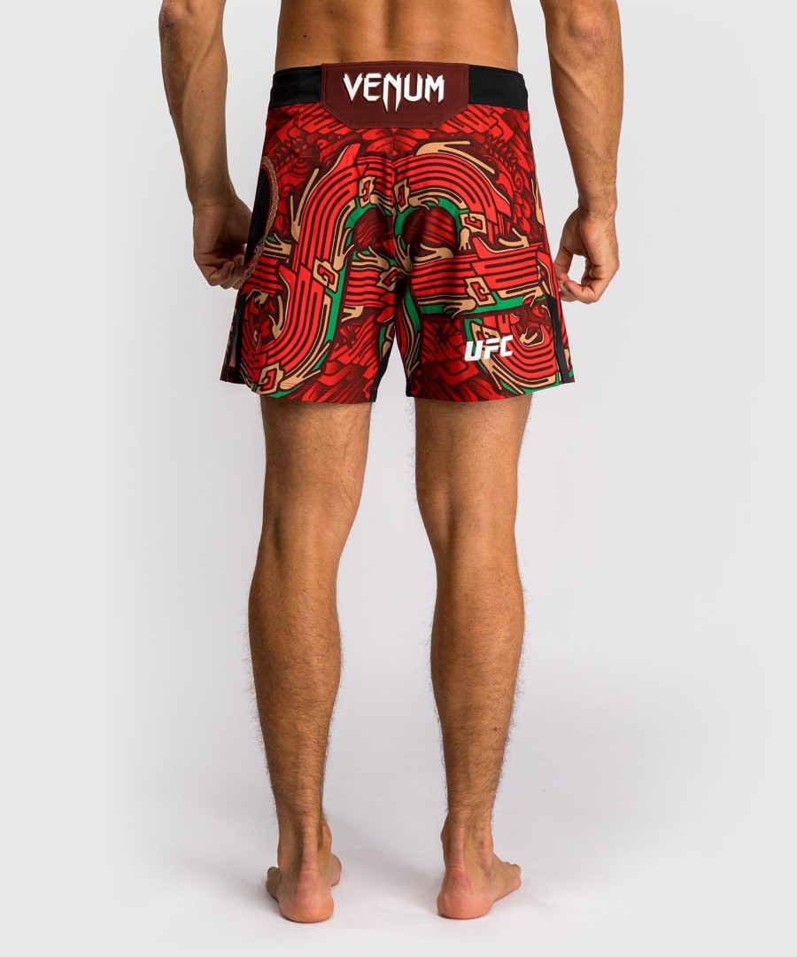 mannen ufc ongeëvenaard door venum red brandon moreno korte fit fight korte