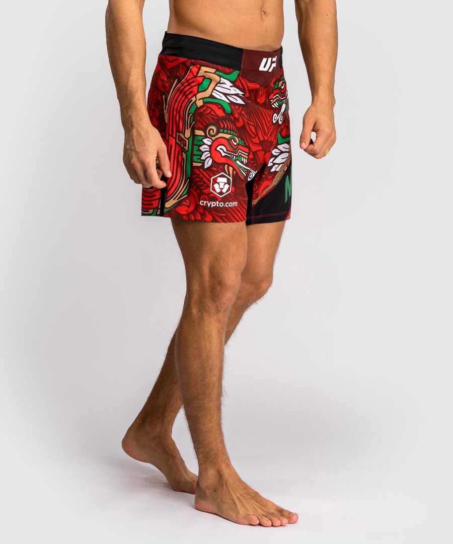 mannen ufc ongeëvenaard door venum red brandon moreno korte fit fight korte