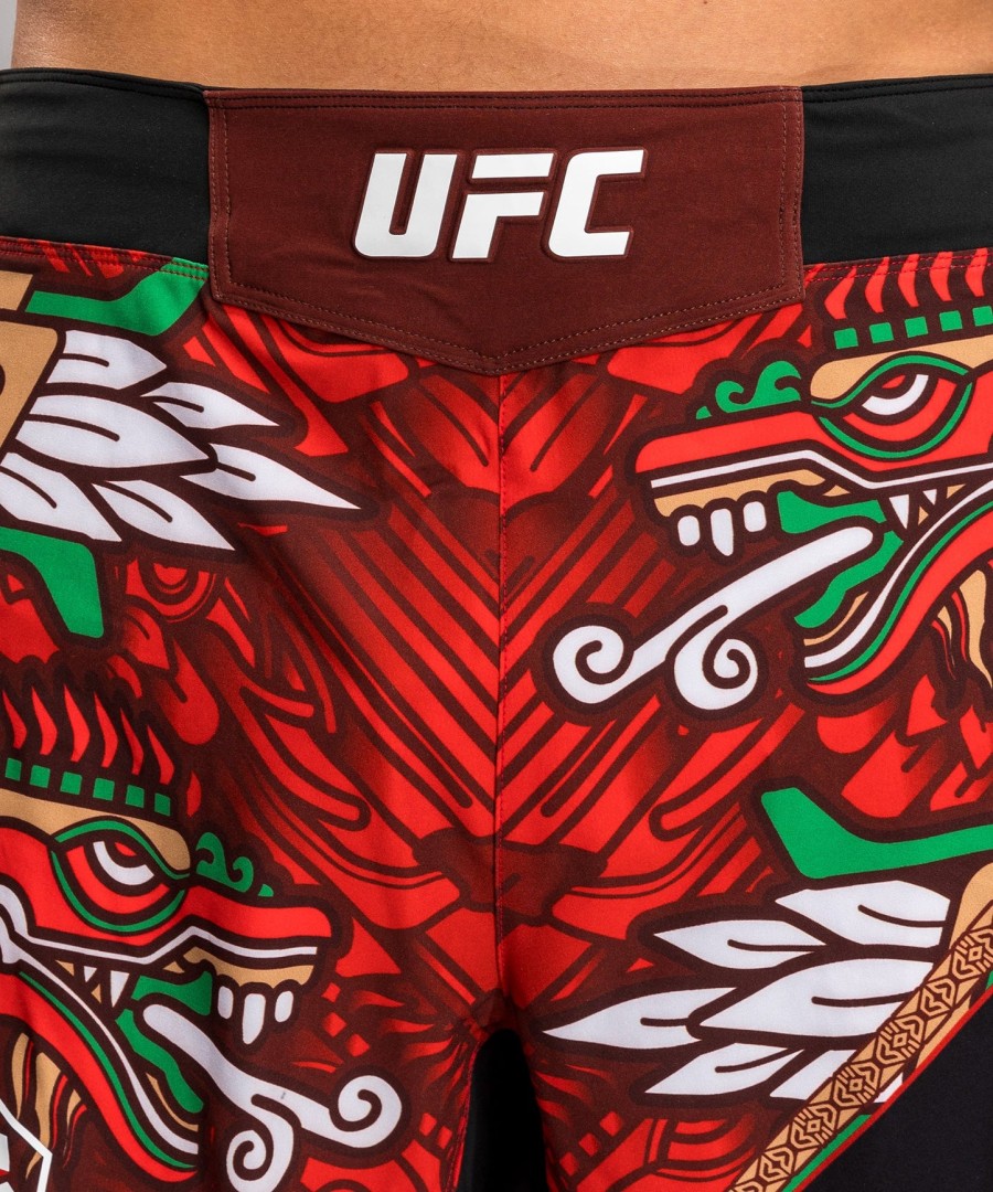 mannen ufc ongeëvenaard door venum red brandon moreno korte fit fight korte