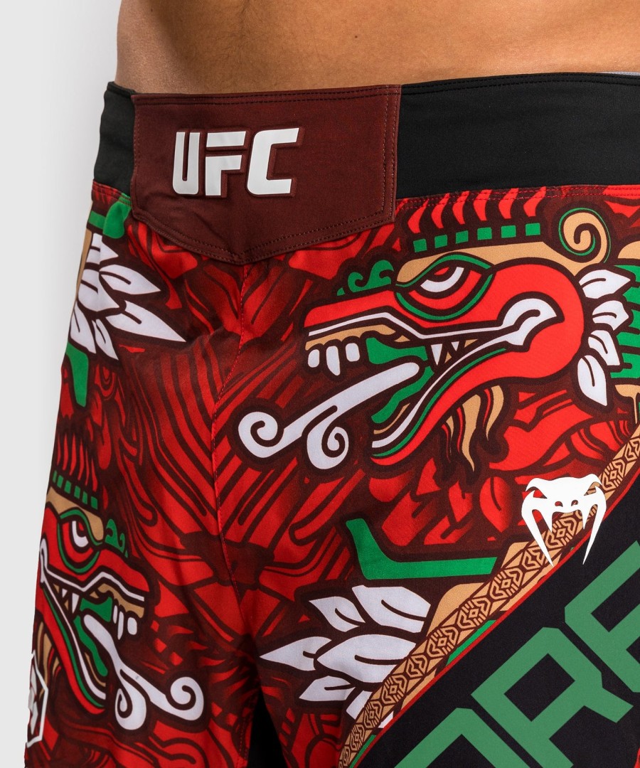 mannen ufc ongeëvenaard door venum red brandon moreno korte fit fight korte