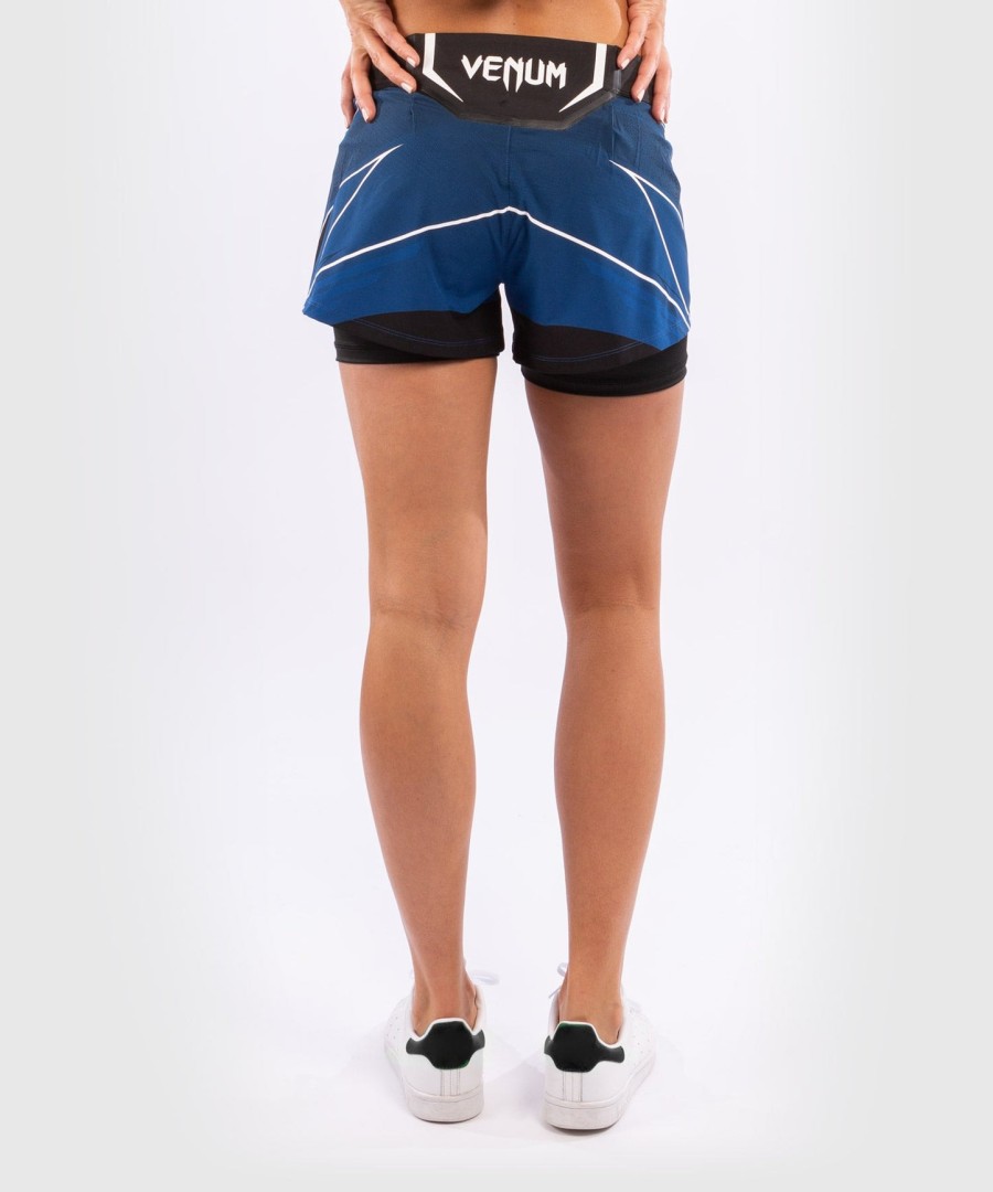 ufc venum authentic fight night damesshorts - korte pasvorm - blauw