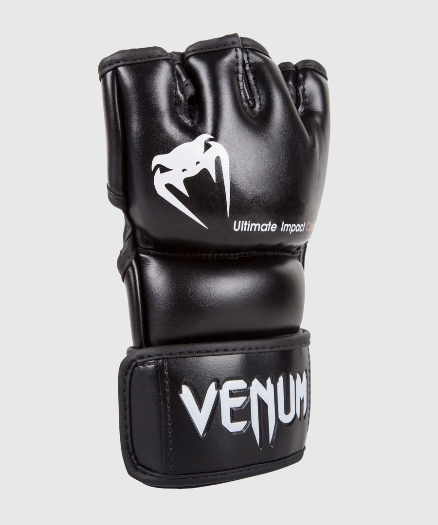 venum impact mma-handschoenen - skintex-leer - zwart