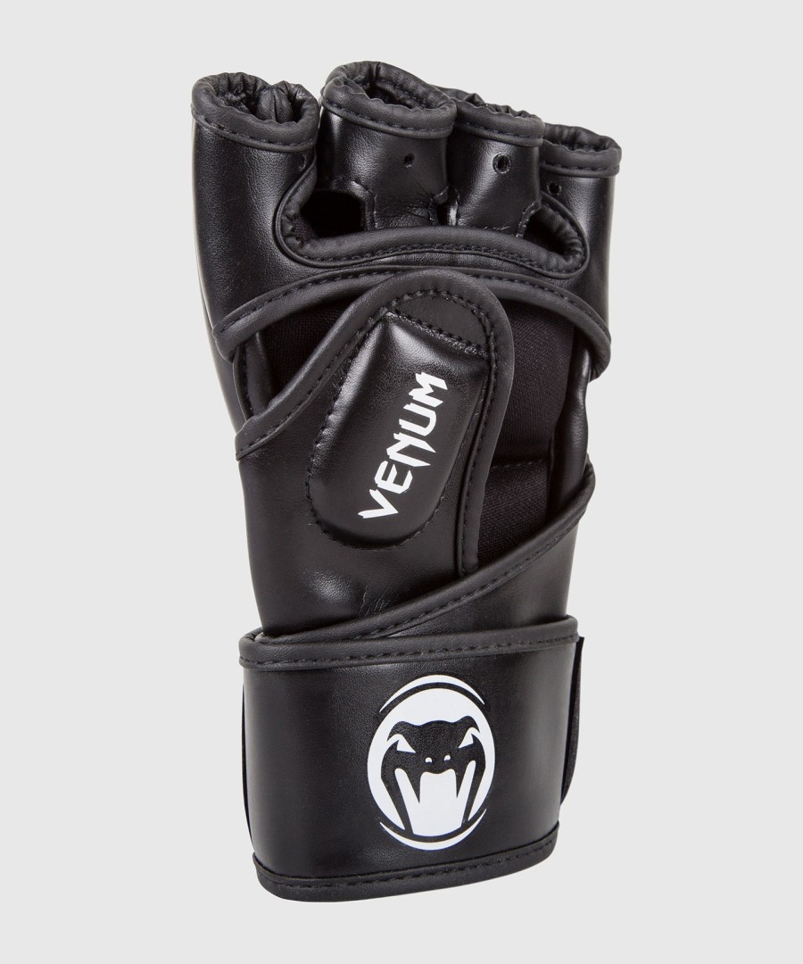 venum impact mma-handschoenen - skintex-leer - zwart