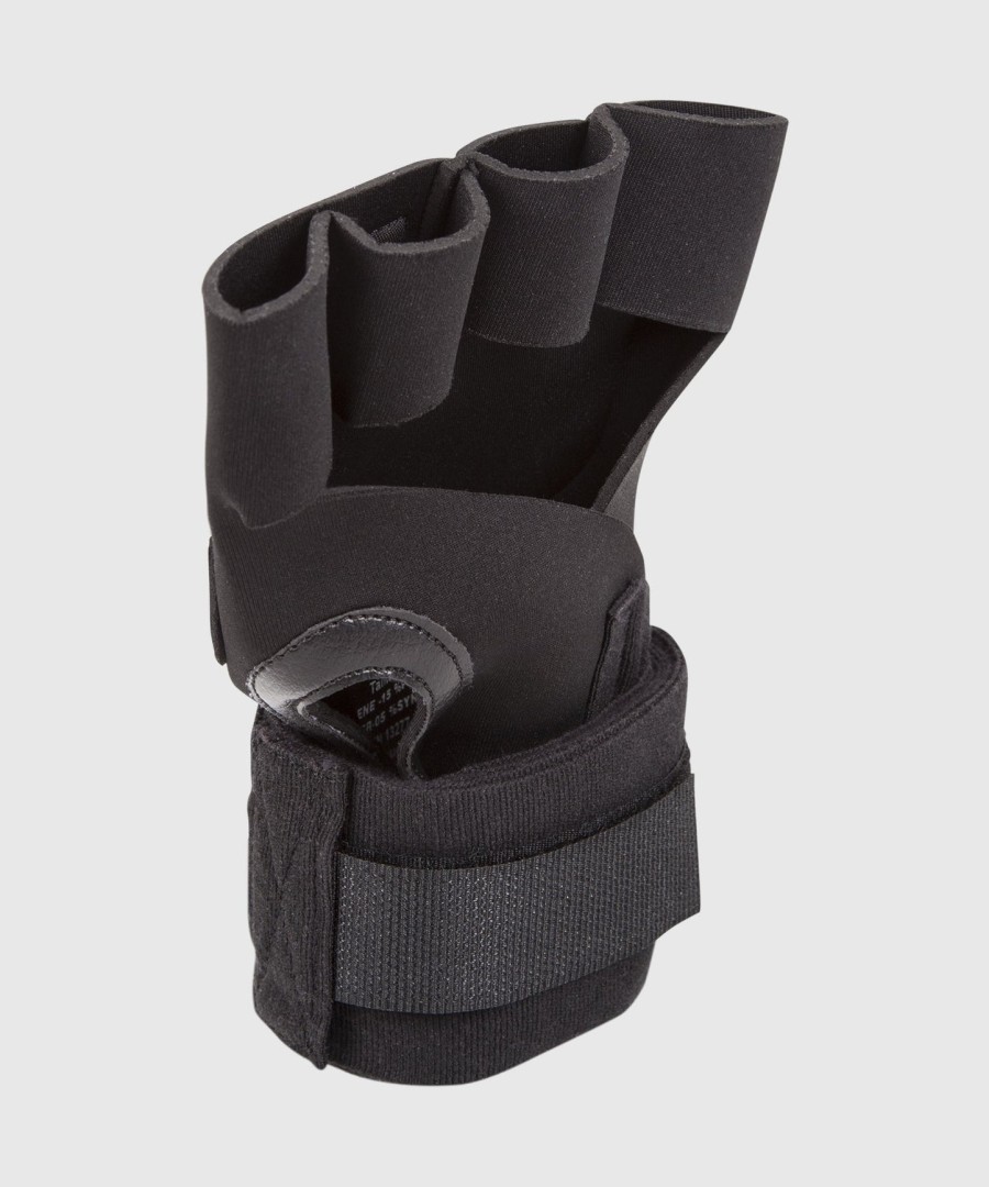 venum kontact gel handschoenwraps eén maat past de meeste - zwart