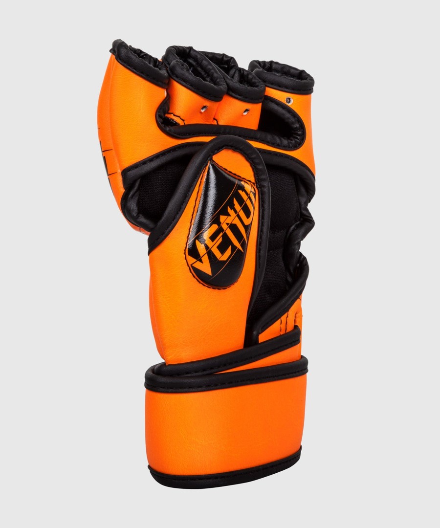 venum undisputed 2.0 mma-handschoenen - skintex-leer - neo-oranje