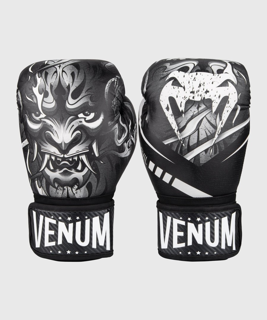 venum devil bokshandschoenen - witzwart