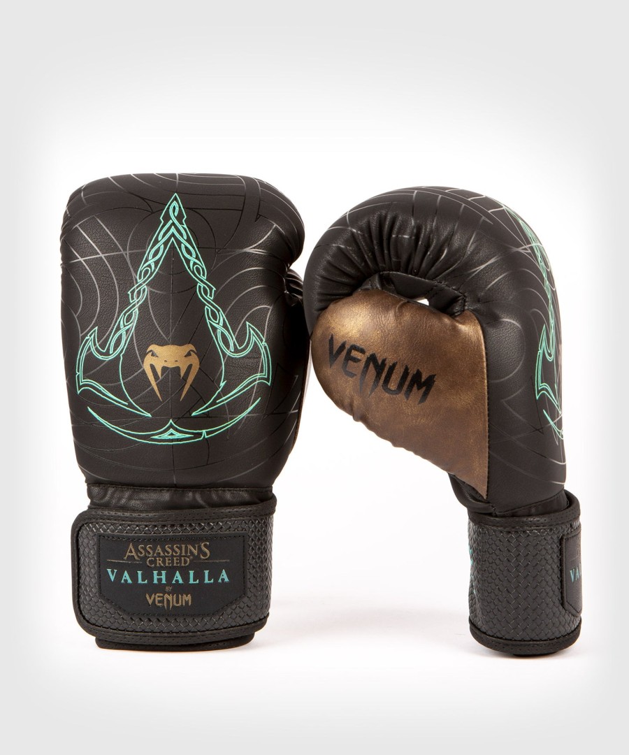 venum assassin creed bokshandschoenen - zwartblauw