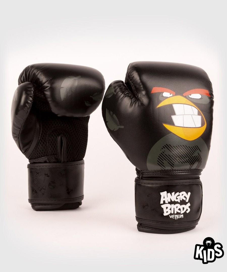 venum angry birds bokshandschoenen - voor kinderen - zwart