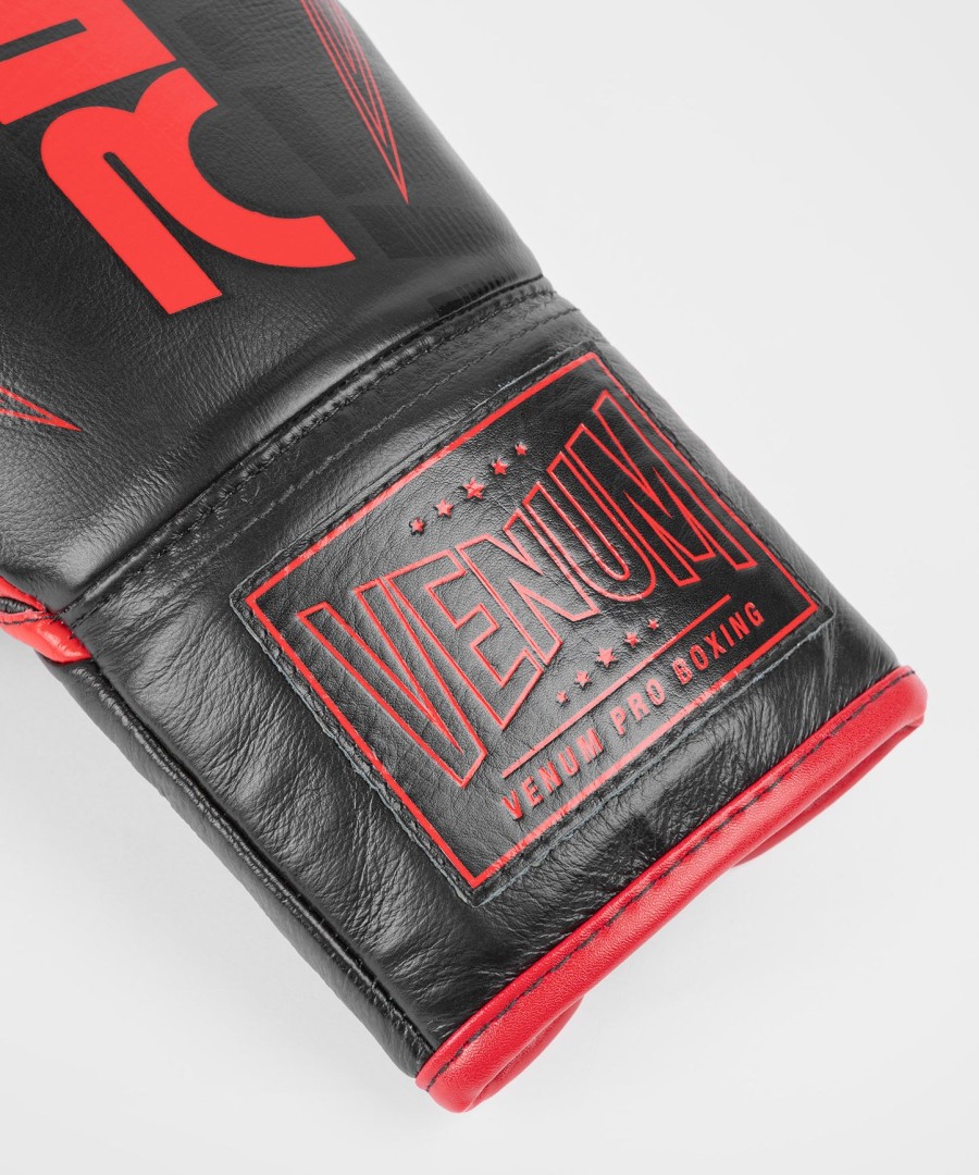 rws x venum officiële bokshandschoenen met veters - zwart