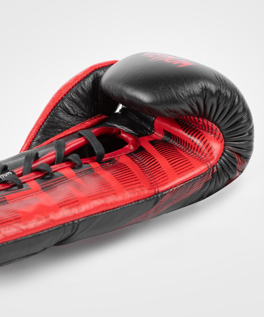 rws x venum officiële bokshandschoenen met veters - zwart