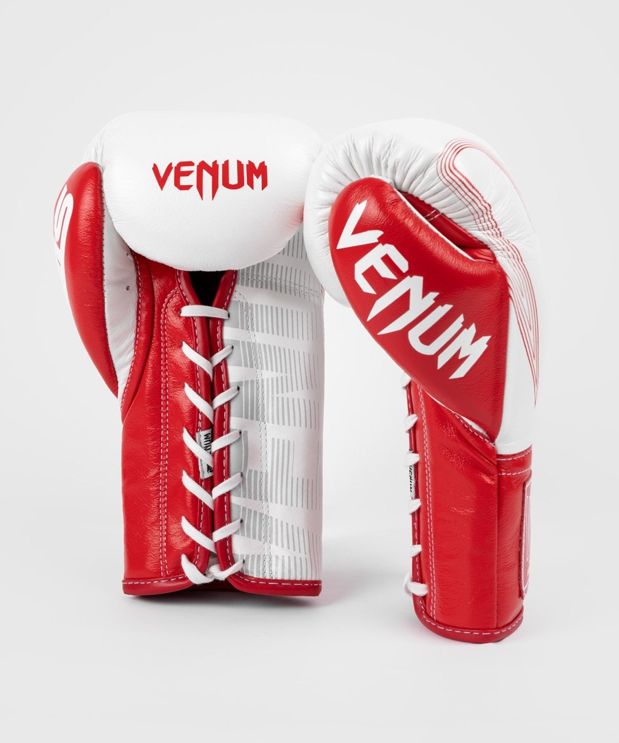 rws x venum officiële bokshandschoenen met veters - wit