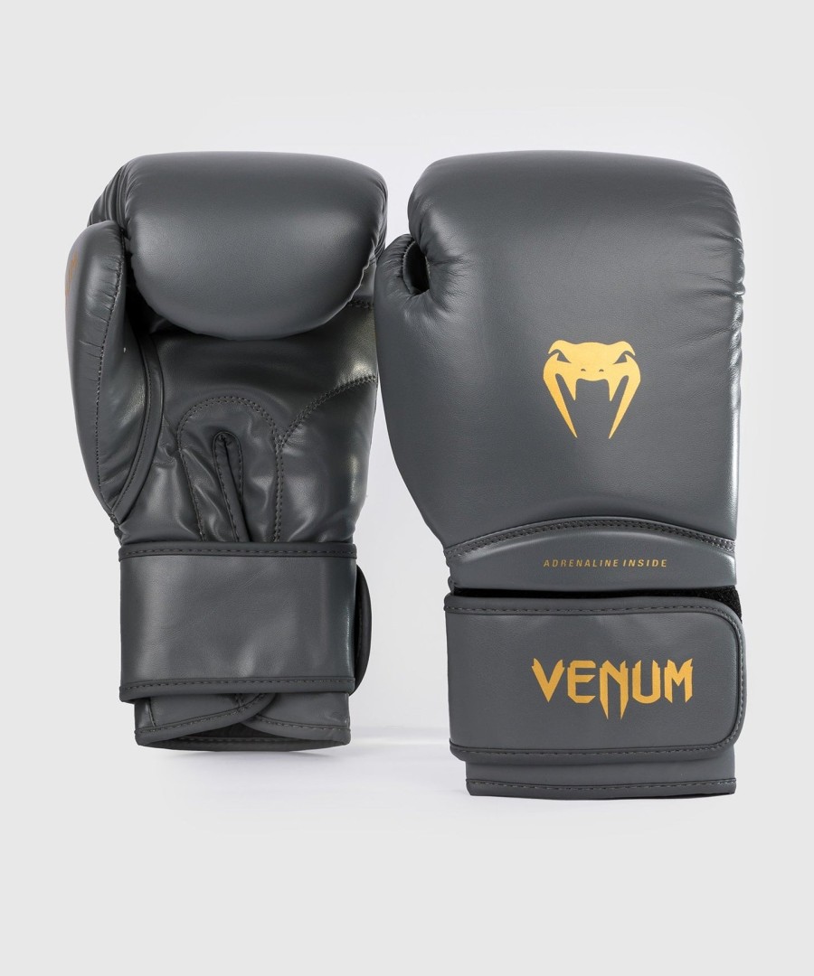 venum contender 1.5 bokshandschoenen - grijsgoud