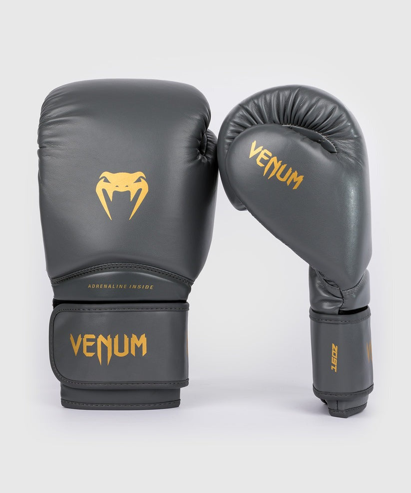 venum contender 1.5 bokshandschoenen - grijsgoud