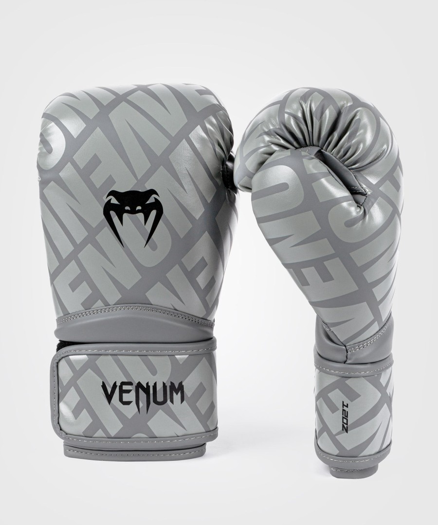 venum contender 1.5 xt bokshandschoenen - grijszwart