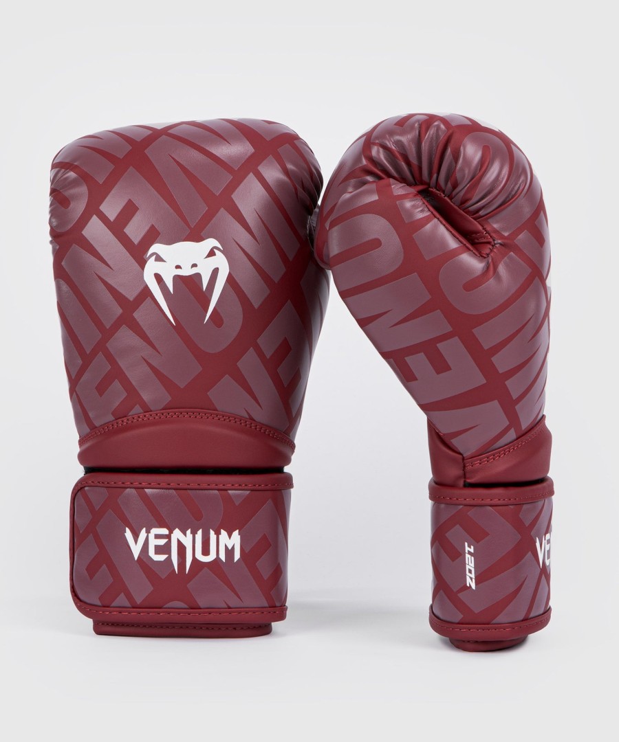 venum contender 1.5 xt bokshandschoenen bordeauxroodwit