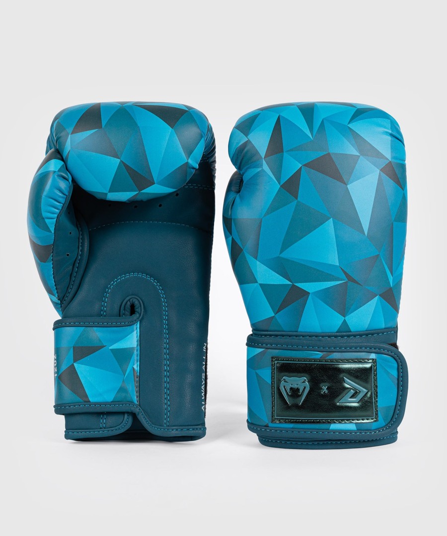 venum x demi bokshandschoenen - azuurblauw