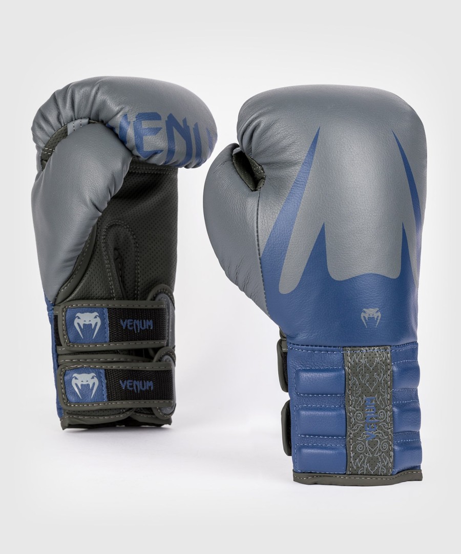 venum reverso bokshandschoenen - stormgrijskoningsblauw