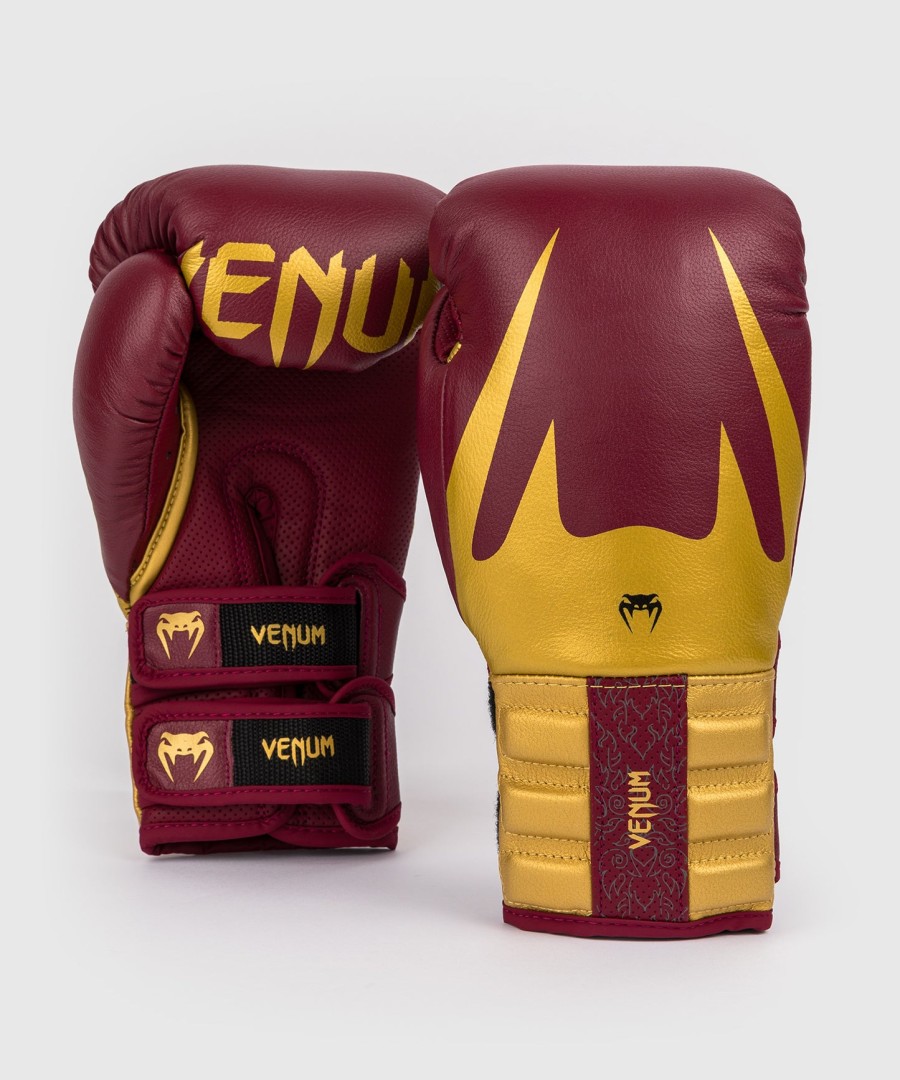 venum reverso bokshandschoenen - kersrood goud