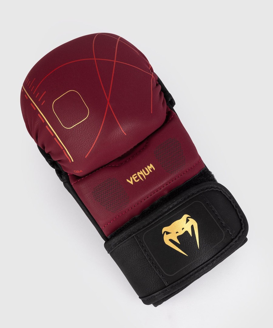 venum tactical xt sparringhandschoenen - zwartbordeauxgoud
