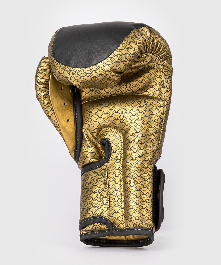 venum x assassin creed shadows bokshandschoenen - zwartgoud
