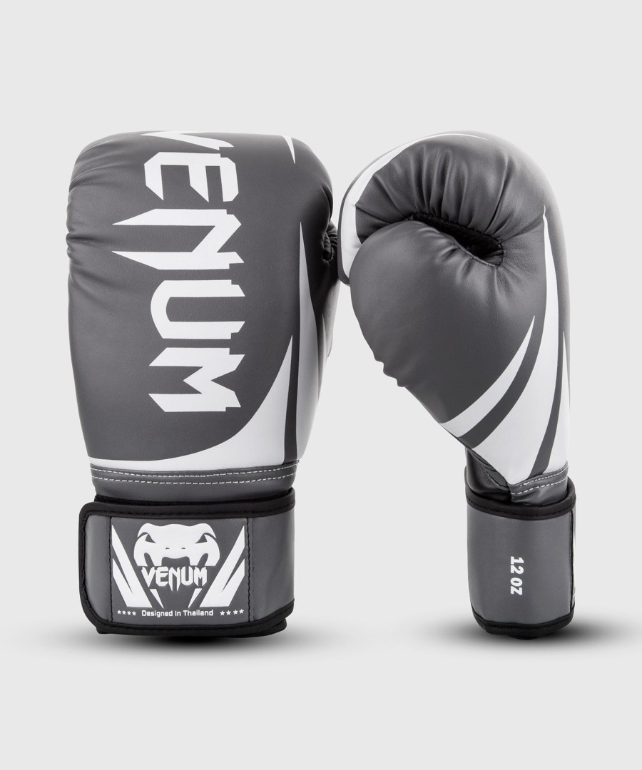 venum challenger 2.0 bokshandschoenen - grijswit-zwart