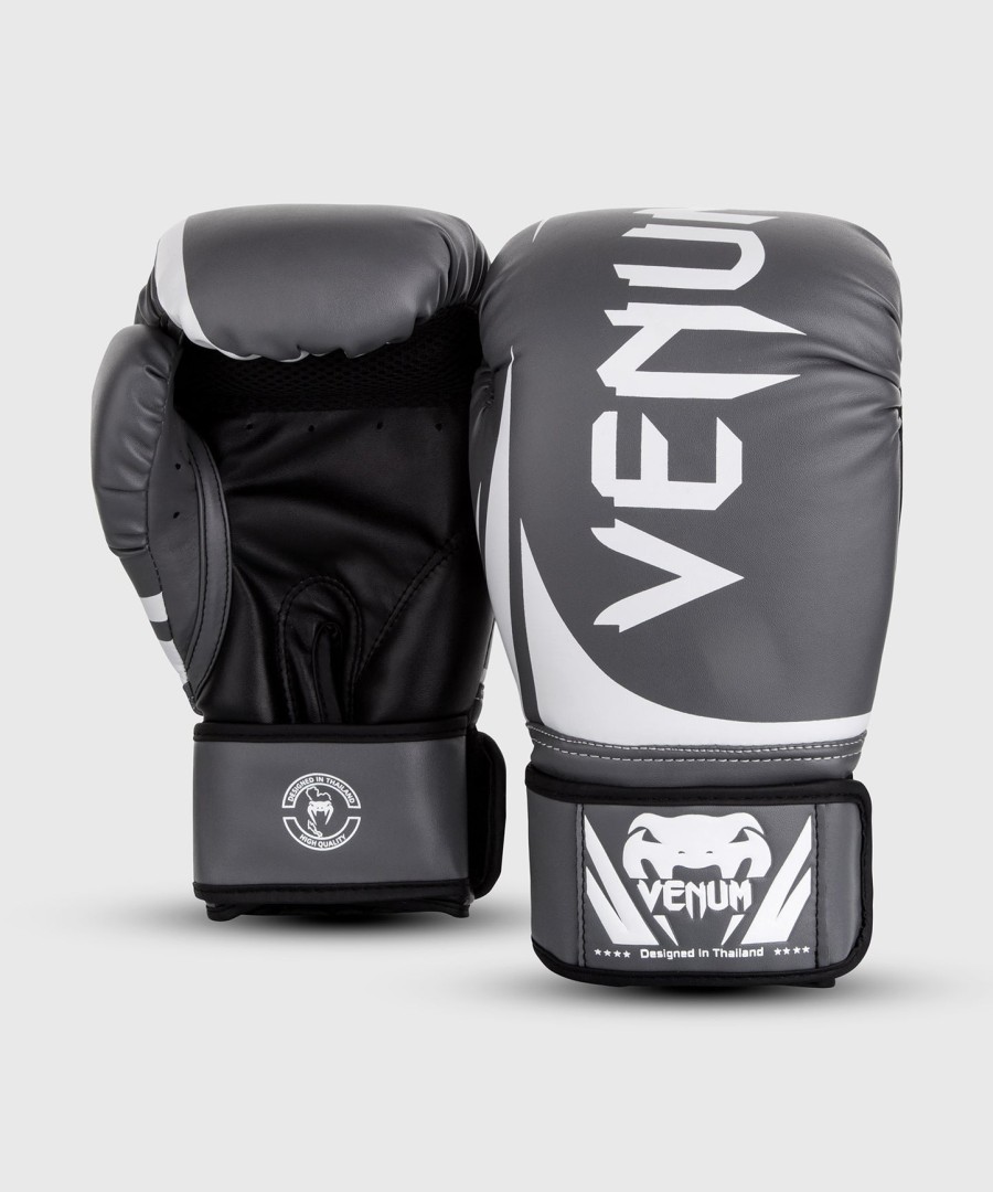 venum challenger 2.0 bokshandschoenen - grijswit-zwart